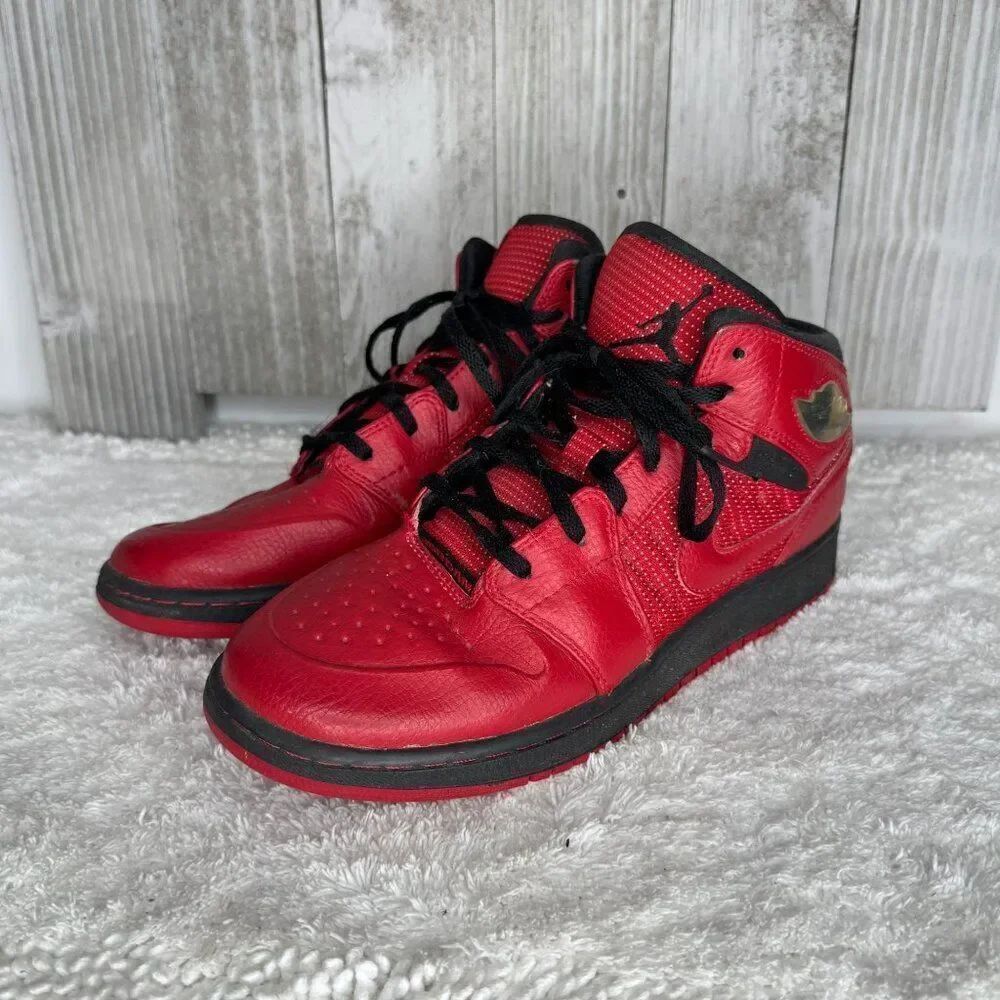 NIKE Air Jordan 1 Retro '97 TXT Gym Red/Black Size 6.5Y Youth
